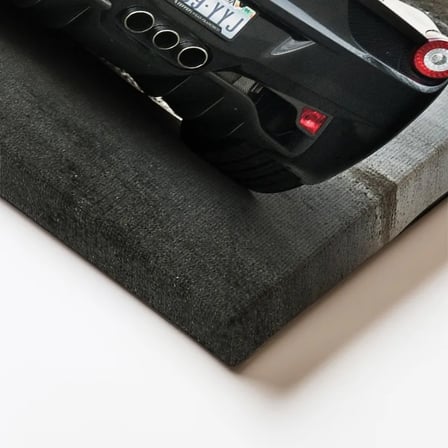 Yatay Kanvas Tablo Ferrari 458 Spider Köprü Manzarası Ferrari Tablosu Ev Ofis Duvar Dekoru