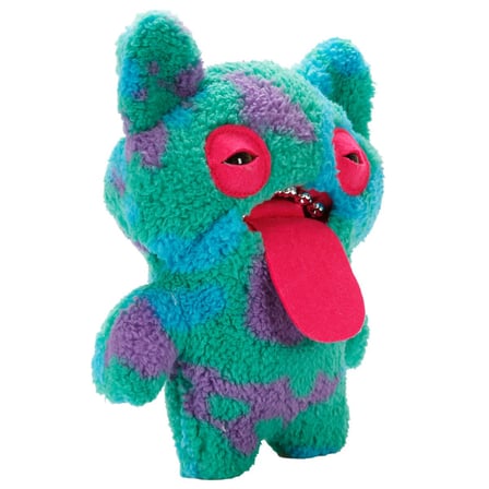 Fuggler Fugg Life Squidge Mavi Turkuaz Mor Şapkalı Peluş Oyuncak - 22.5 CM