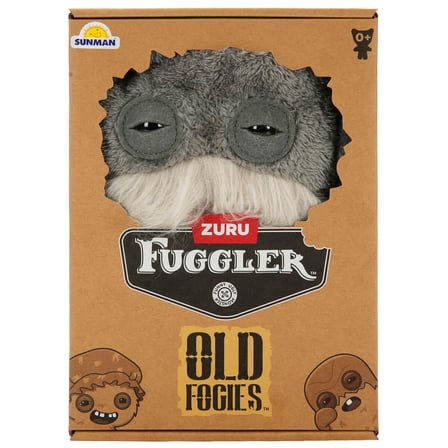 Fuggler Old Fogies Captain Cardiac Gri Beyaz Sakallı Peluş Oyuncak - 22.5 CM