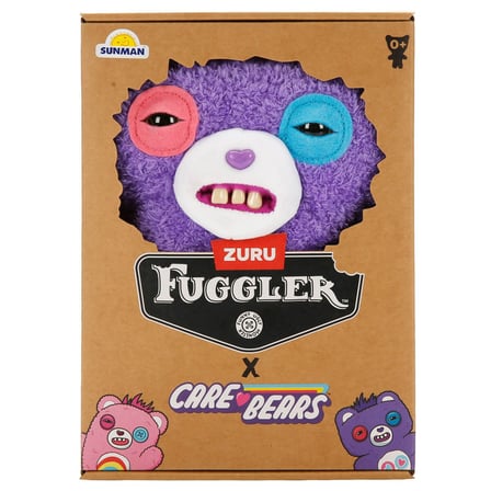 Fuggler Care Bears Share Bear Mor Peluş Oyuncak - 22.5 CM