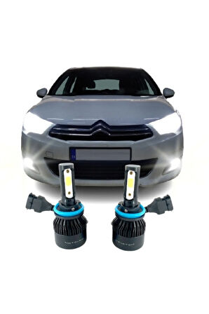 Cıtroen C4 Uyumlu Led Sis Farı Ampulü Duo H11