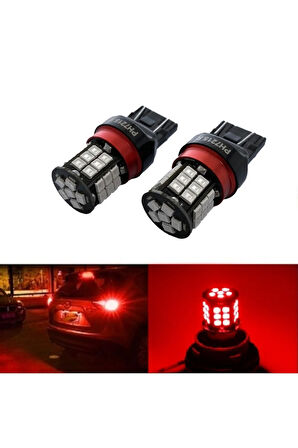 T20 Çift Duy 24smd Kırmızı Led Stop Ampulü W21w Fph7215r