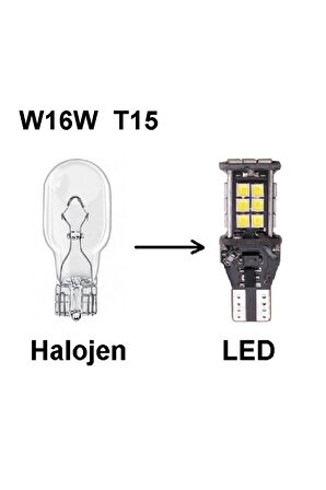 Hyundaı Accent Era Led Geri Vites Ampulü W16w T15