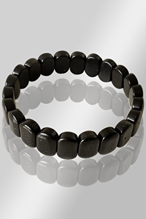 Sertifikalı Rolex Model AAA+ Gerçek Gold Obsidyen Taşı Bileklik