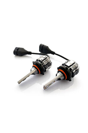Hb4 9006 Led Xenon Oto Ampul Zero Fansız Buz Mavi