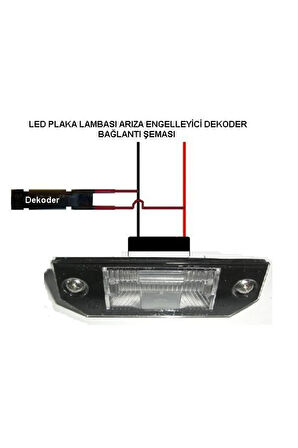 Bmw E46 Beyaz Led Plaka Aydınlatma Ampul Seti