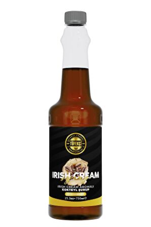 By Tüfekçi İrlanda Kreması Irısh Cream Kokteyl, Pasta Ve Kahve Şurubu Yeni Formül Yüksek Aroma 750ml