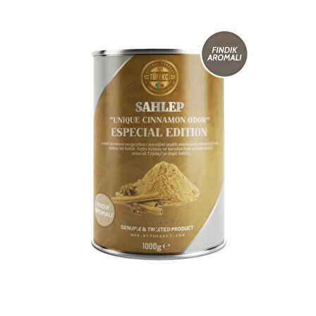 Fındık Parçacıklı Salep Geçek Şeker 1000 gr