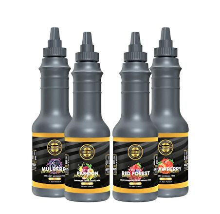 Black&red Meyve Püresi 4x1000 gr Avantajlı Paket | Kokteyl Bazı Içecekler, Smoothieler |