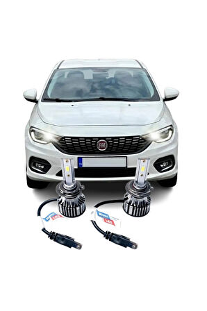 Fıat Egea Mercekli Far Uyumlu Led Uzun Far Ampulü H7 Photon Mono