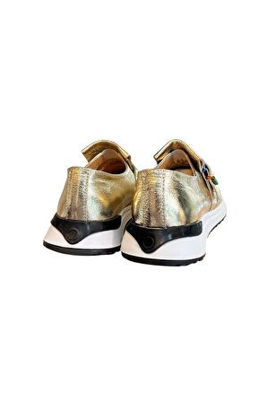 Dore Hakiki Deri Püskül Detay Comfort Sneaker