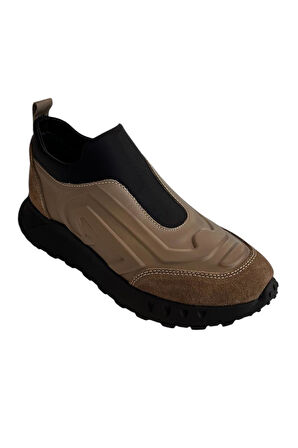 Vizon Hakiki Deri Comfort Taban Sneaker