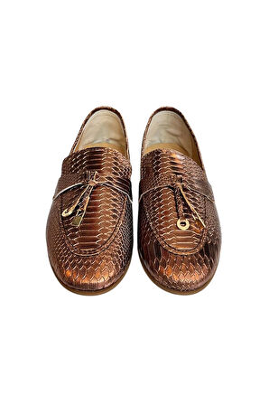 Bakır  Hakiki  Deri Loafer