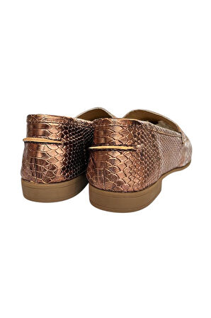 Bakır  Hakiki  Deri Loafer