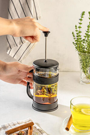 Tidy Herbal French Press Bitki Çayı Demliği 400mL