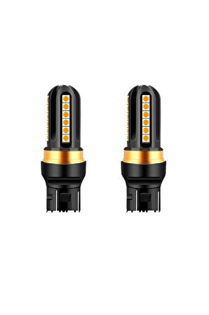 T20 Çift Duy Turuncu Led Oto Ampul W21-5w Ph7215naex