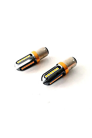 P21/5w Çift Duy Turuncu Led Oto Ampul Photon Ph7216naex Uyumlu