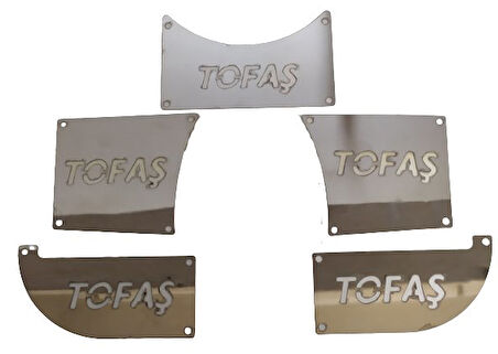 TOFAŞ DKŞ KROM SET 13 PARÇA KAPI KAYAR LED HEDİYELİ