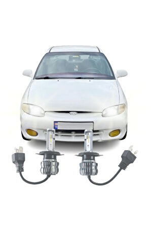 Hyundaı Accent (1995-1999) Uyumlu  Led Far Ampulü Photon Zero H4