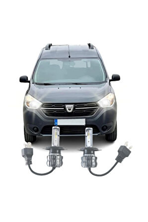 Dacia Dokker Led Xenon Oto Ampul Photon Zero H4  Uyumlu