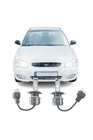 Hyundaı Accent (1999-2006) Led Far Ampulü Photon Zero H4 Uyumlu