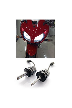 Motosiklet H7 Led Far Ampulü Zero Fansız Led 2 Adet