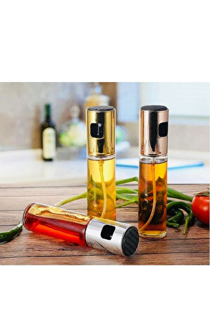 100ml Cam Yağdanlık Zeytinyağı,Sirke,Soya Sosu Yağ Fıs Fıs Püskütücü Yağdanlık Yağlık
