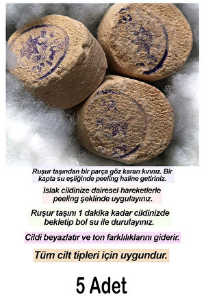 10'lu Peeling Maske Ruşur Taşı Cilt Bakım Seti