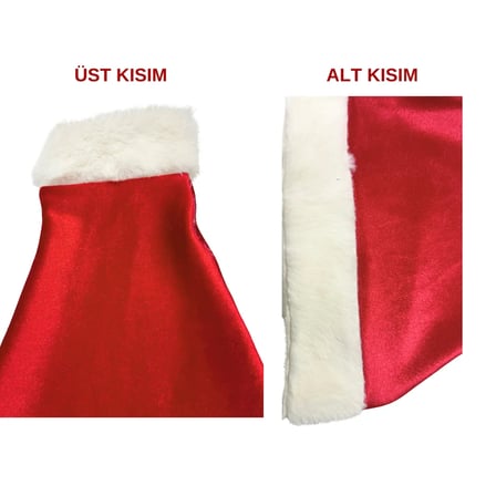 Unisex Seksi Kadife Yılbaşı Şapkası