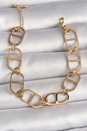 Tegan 316L Çelik Gold Renk Kadın Bileklik TG27BB6735