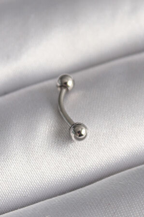 Tegan 316L Çelik Gümüş Renk Topçuk Model Piercing TG27PR1363