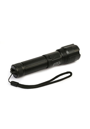 PeakStar Ps-1600 Süper Parlak Led Zoomlu 5 Mod Su Geçirmez Profesyonel Kamp Bekçi Avcı Feneri