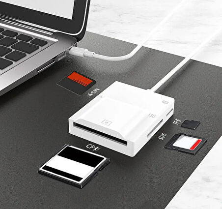 ZR780 Nk-3057H Type-C 3.0 4 İn 1 Card Reader