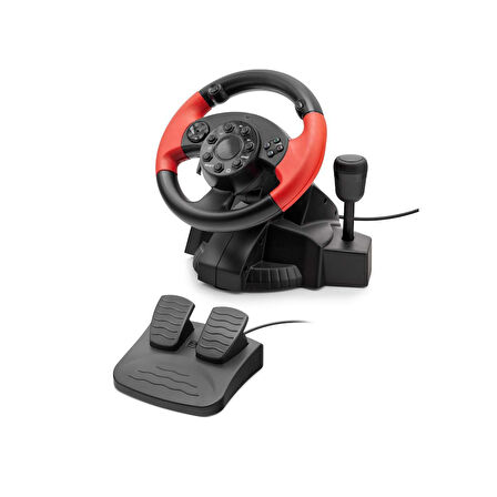 Oyuncu Direksiyon Seti 200° 7In1 Ps4/Ps3/Ps2/Pc/Xbox/Nıntendo/Androıd Siyah VW9829