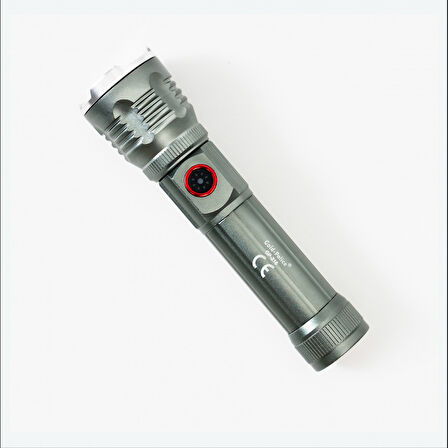 Şarjlı El Feneri Güçlü TG LED 2000 Lümen GP216