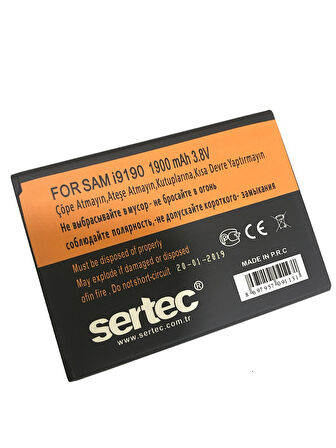 Samsung GALAXY S4 MINI i9190 / J1 2016 Uyumlu Batarya