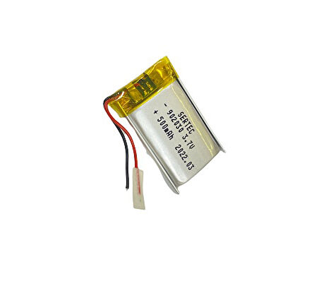 902030 3.7V 500 mAh Li-Polymer Pil Devreli/1.5A