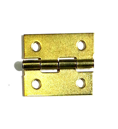 Tavla Menteşesi 3cm, No:1/4 - Sarı, 1 Adet