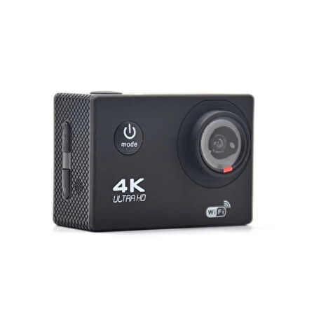 4K Ultra Hd Wifi Su Geçirmez Aksiyon Kamerası Siyah AC-01