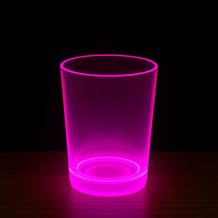 PartyGlow Neon Pembe Bardak 8.5 x 10.5 cm