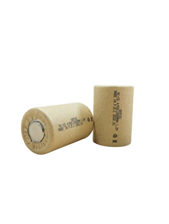 1.2V Ni-Cd  4/5 SC 1000 Mah Kağıt Şarjlı Pil 3C Başsız/Flat Head