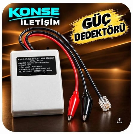 Kablo Bulma Cihazı Bili-bili (SADECE SİNYAL GÜÇ DEDEKTÖRÜ)