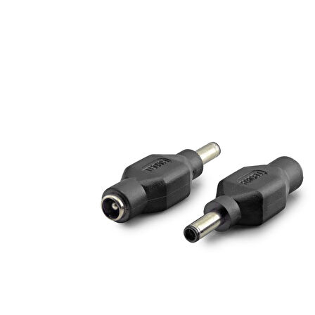 Notebook Adaptör Ucu Çevirici 4.5*3.0 (M) To Bloc Pın10 (F) 10Lu Paket Siyah HDX1339