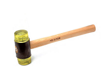 Eltos Vidalı Yumuşak Plastik Tokmak / Çekiç No:40