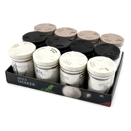 Qlüx L-00277 Smart Plastik Baharatlık ve Tuzluk 300 ml- 24'li Paket