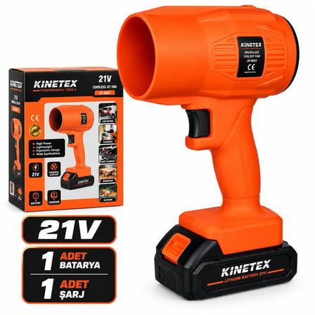 Kinetex KTX-3463 Şarjlı Hava Üfleyici Fan Körük 21V