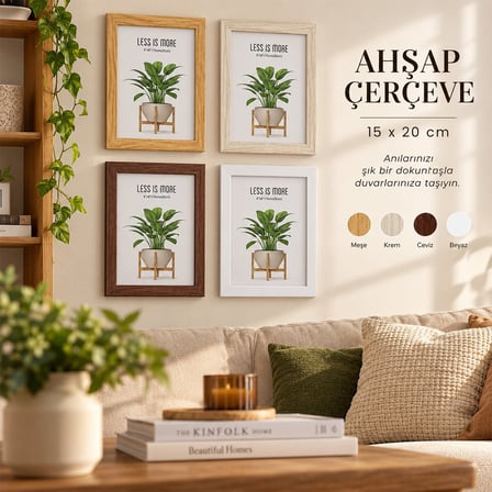 Yakut 14031 Ahşap Resim Çerçevesi 6x8 inç- 48'li Paket