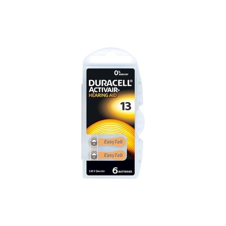 Duracell 13 İşitme Cihazı Kulak Pili 6 Adet- 10'li Paket