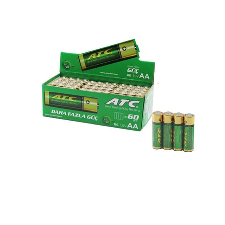 ATC R06 Kalem Pil AA 1.5V 60 Adet