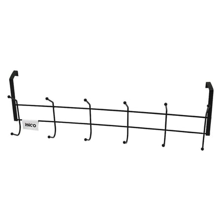 İbico K13-110 F.A-03 Siyah 6 Kollu Amerikan Kapı Arkası Askı- 5'li Paket